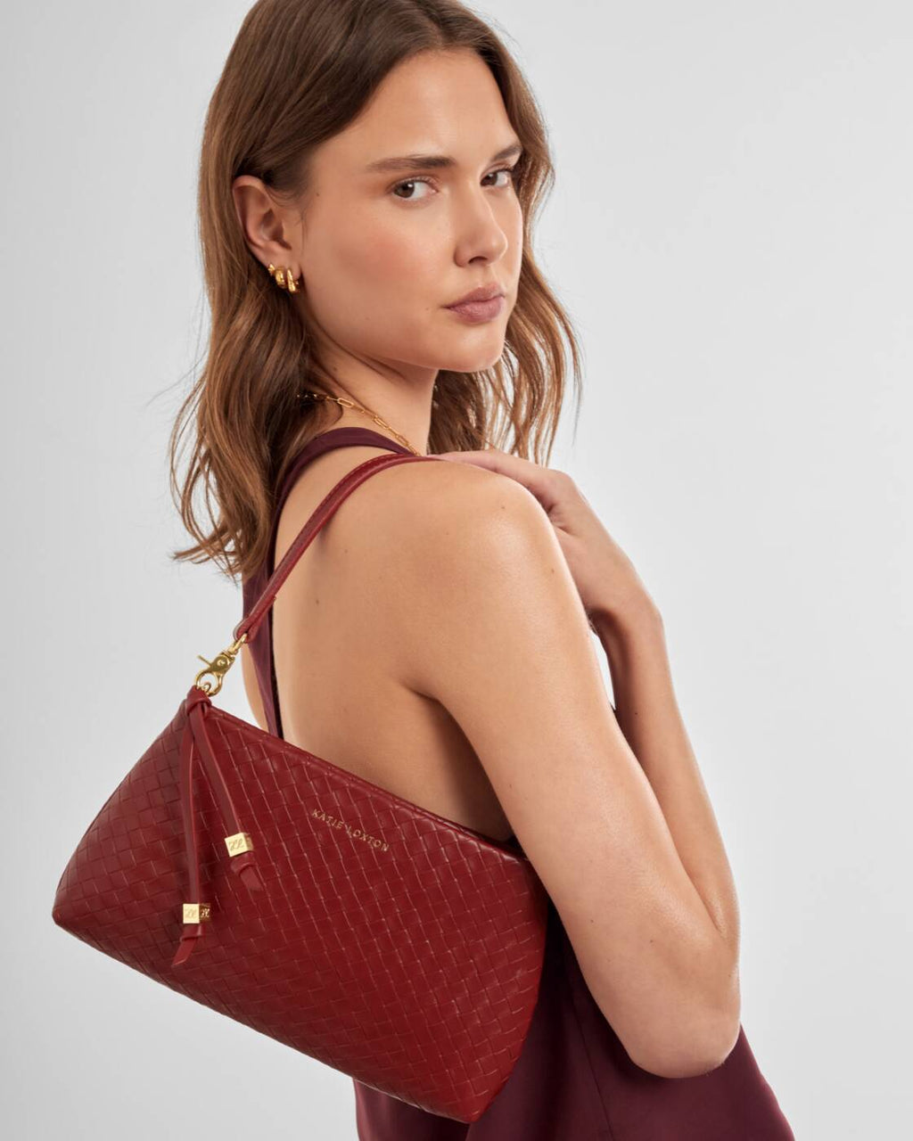 Woven Nova Shoulder Bag