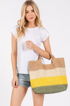 Multi Color Stripe Tote