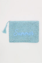Straw Summer Pouch