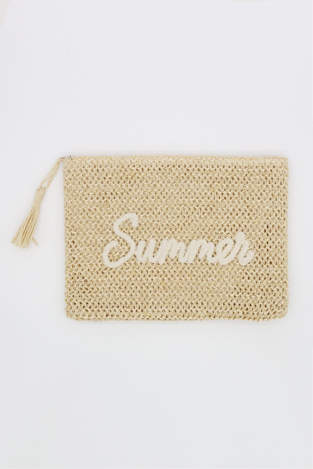 Straw Summer Pouch