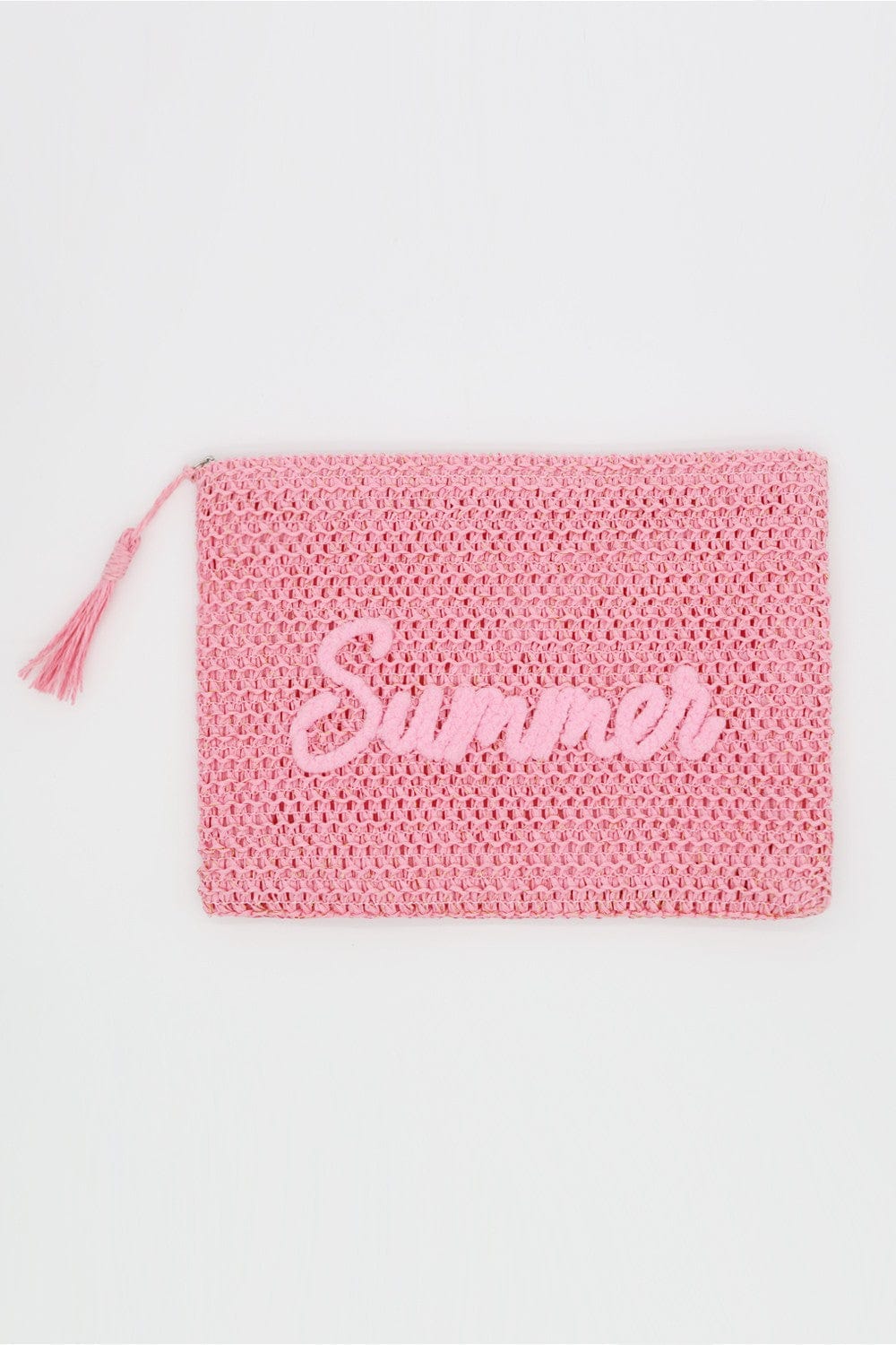 Straw Summer Pouch