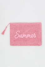 Straw Summer Pouch