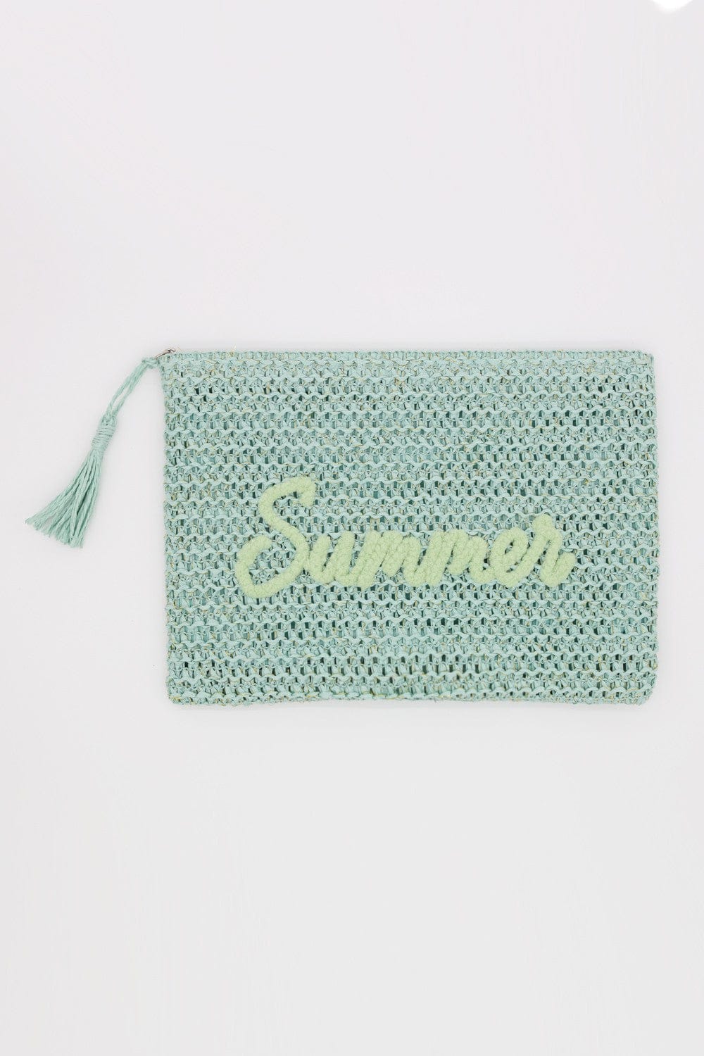 Straw Summer Pouch