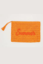 Straw Summer Pouch