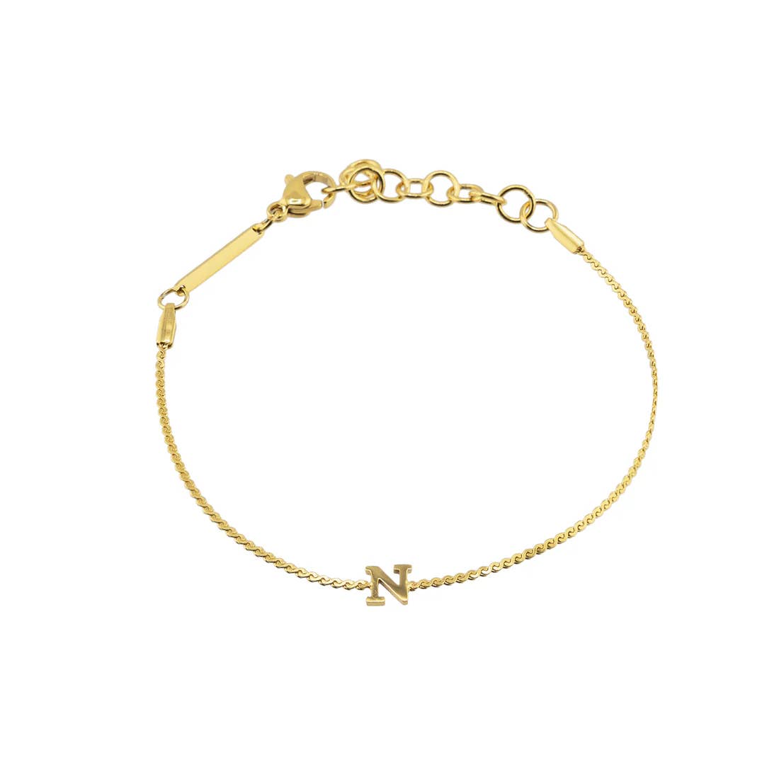 Dainty Initial Bracelet