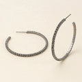 Sparkle & Shine Large Hoop Earring