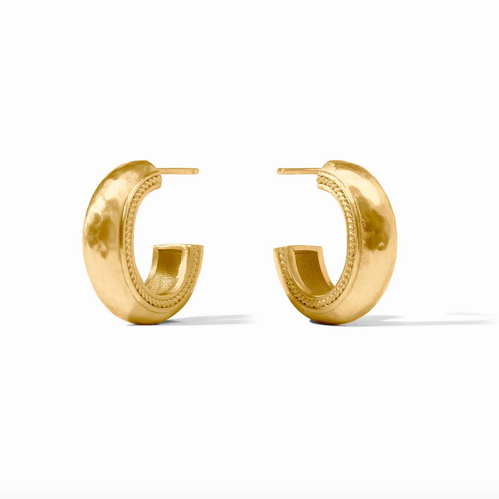 Julie Vos Cannes Hoop-Gold