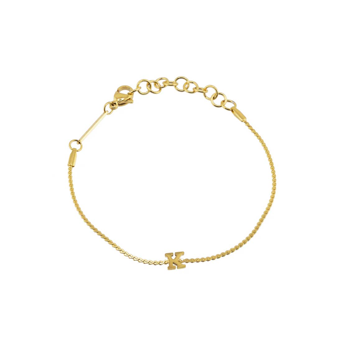 Dainty Initial Bracelet
