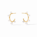 Julie Vos Hydra Stone Hoop - Pearl