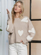 Heart Knit Sweater