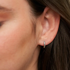 Silver Twisted Huggies