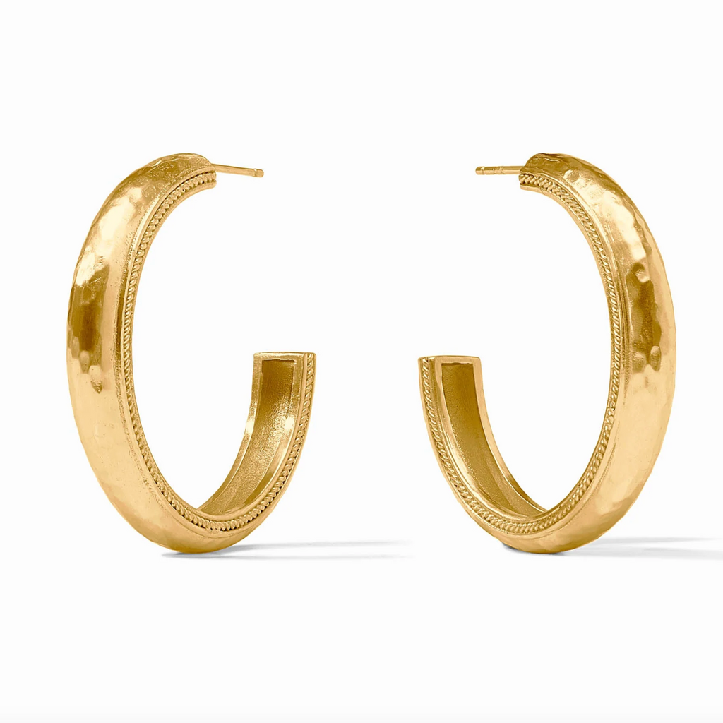 Julie Vos Cannes Hoop-Gold