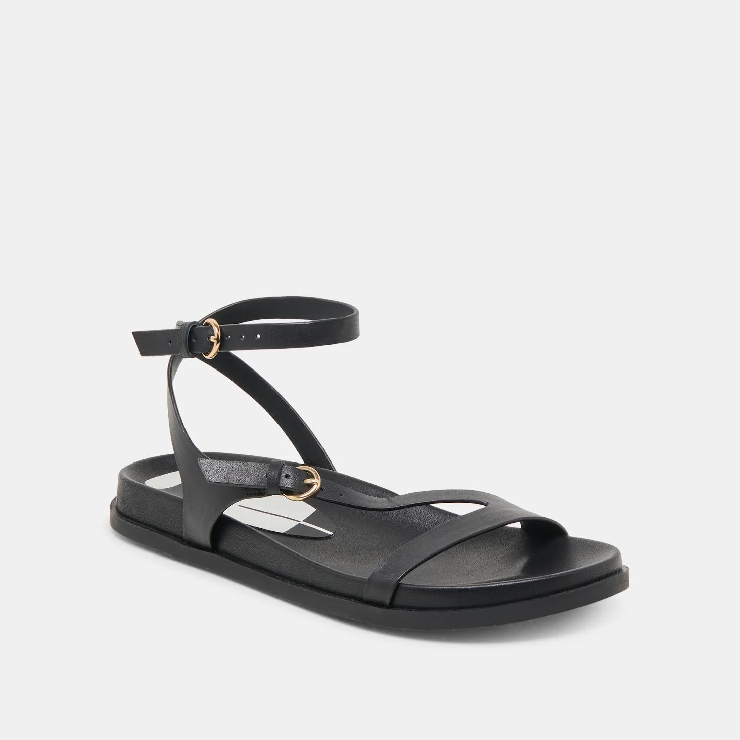 Darlis Dolce Vita Black Leather Sandal