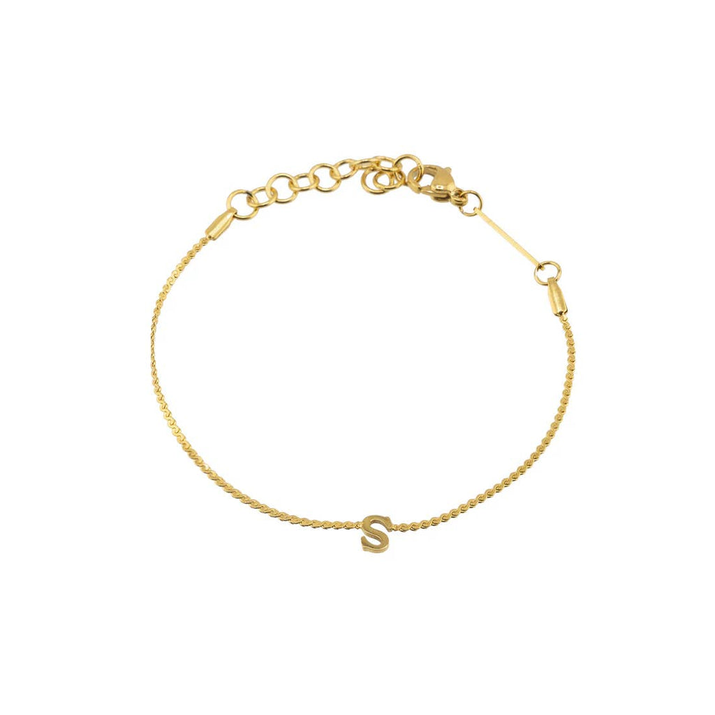 Dainty Initial Bracelet