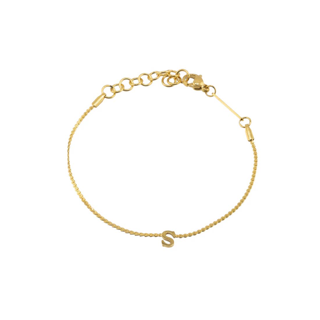 Dainty Initial Bracelet