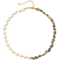 Pearl & Stone Statement Necklace