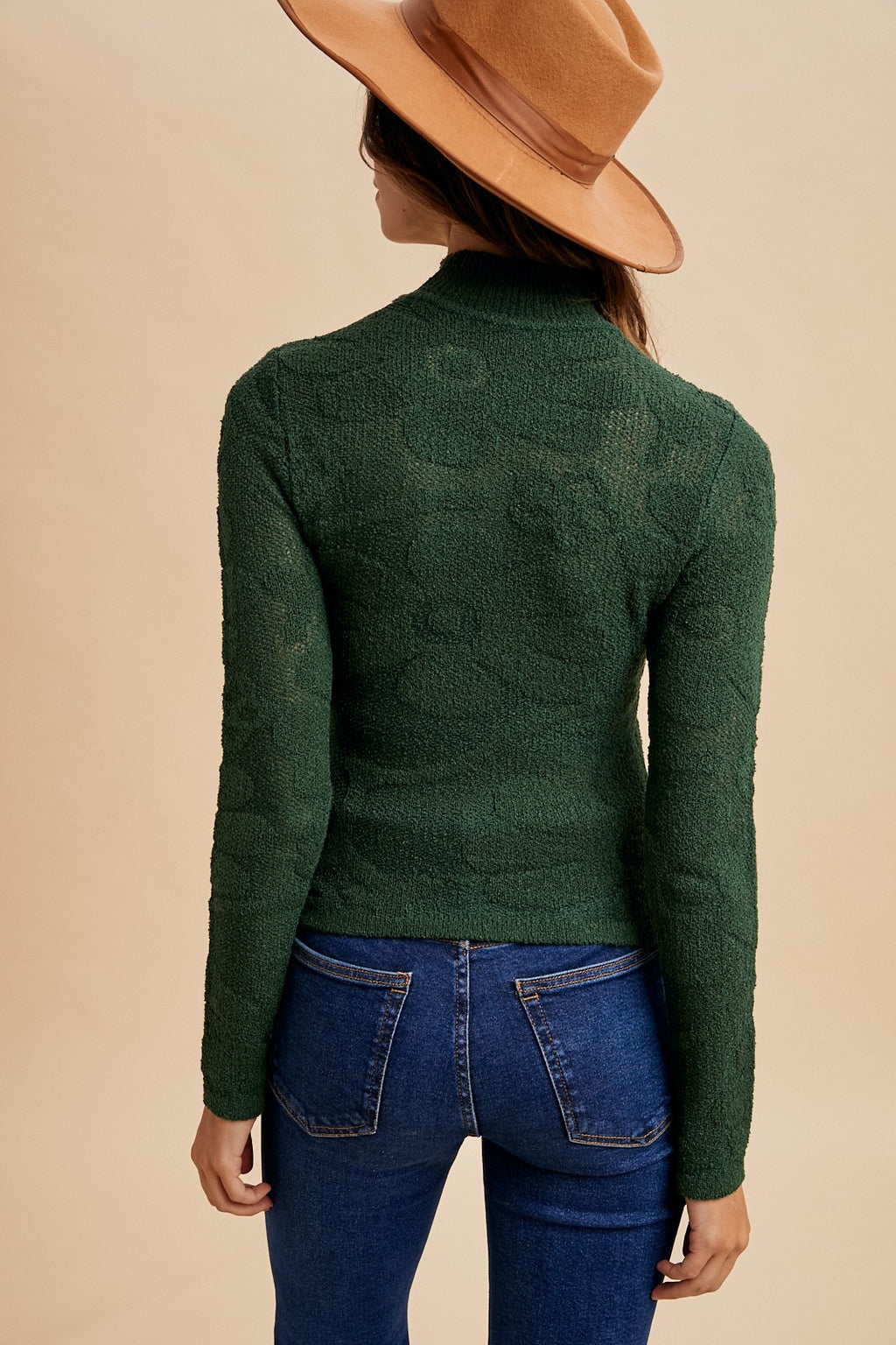 Floral Jacquard Sweater