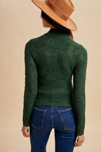 Floral Jacquard Sweater