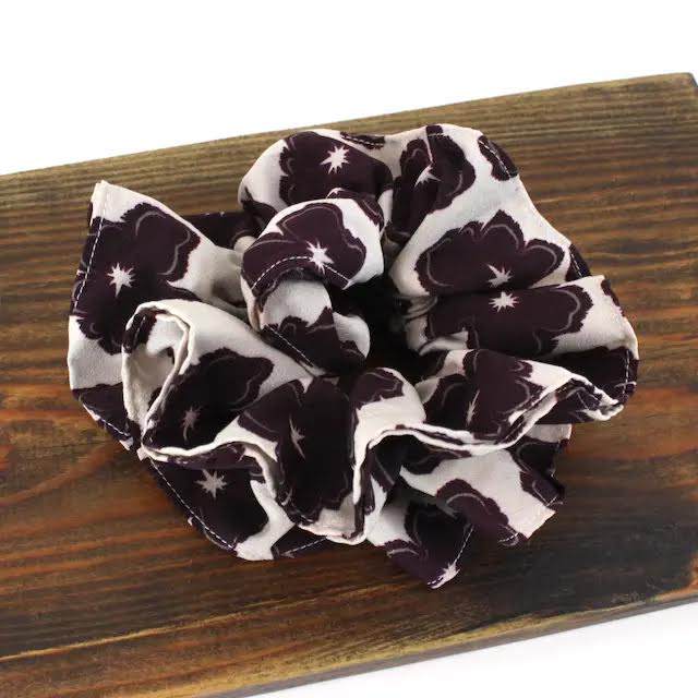 Flower Print Scrunchy