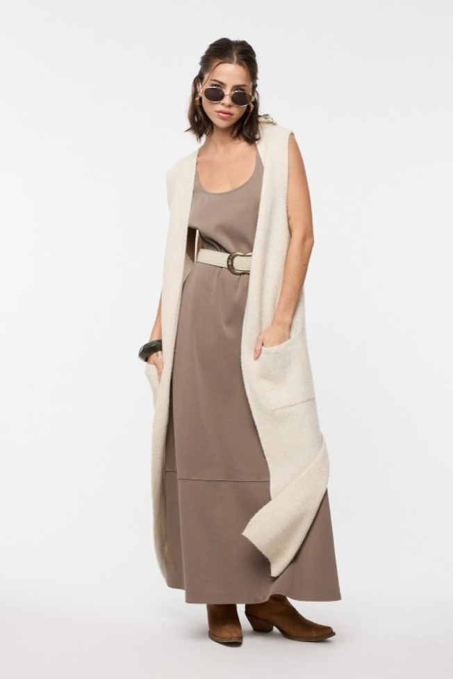 Long Sweater Vest Cardigan