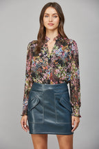 Floral print Chiffon Blouse