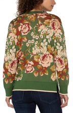 Crew Neck Floral Sweater