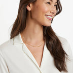 Julie Vos Charlotte Delicate Station Necklace