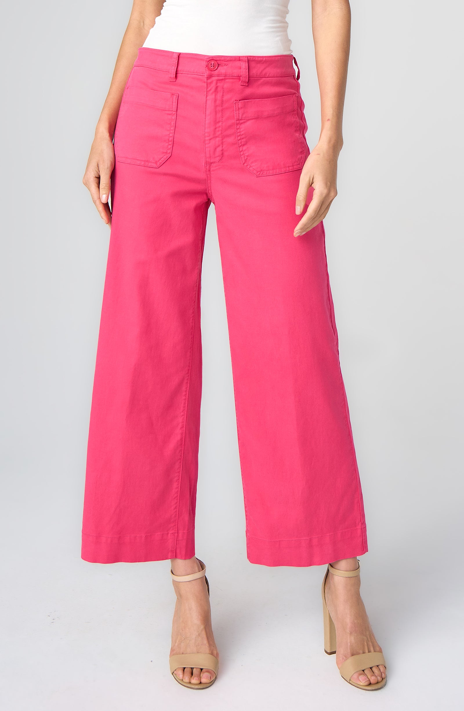 Crop Wide Leg Pants