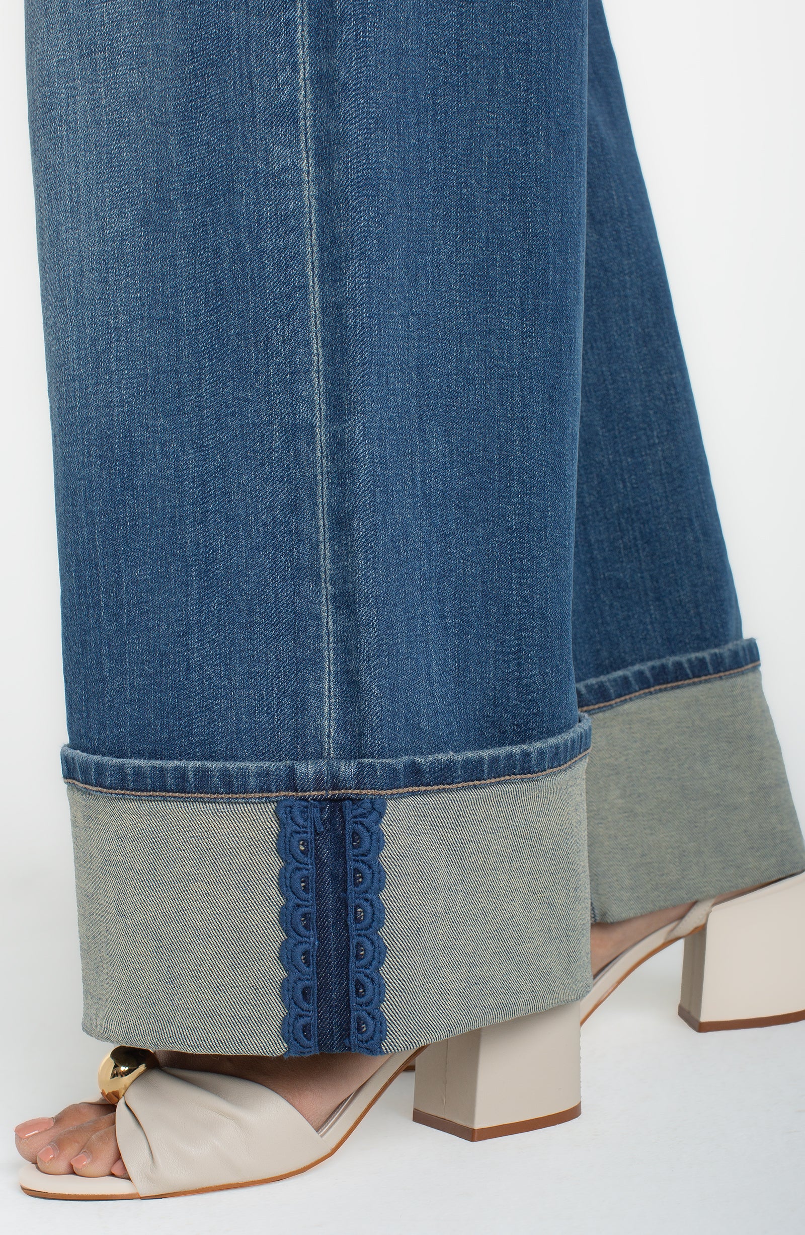 Morgan Cuffed Crop Jean