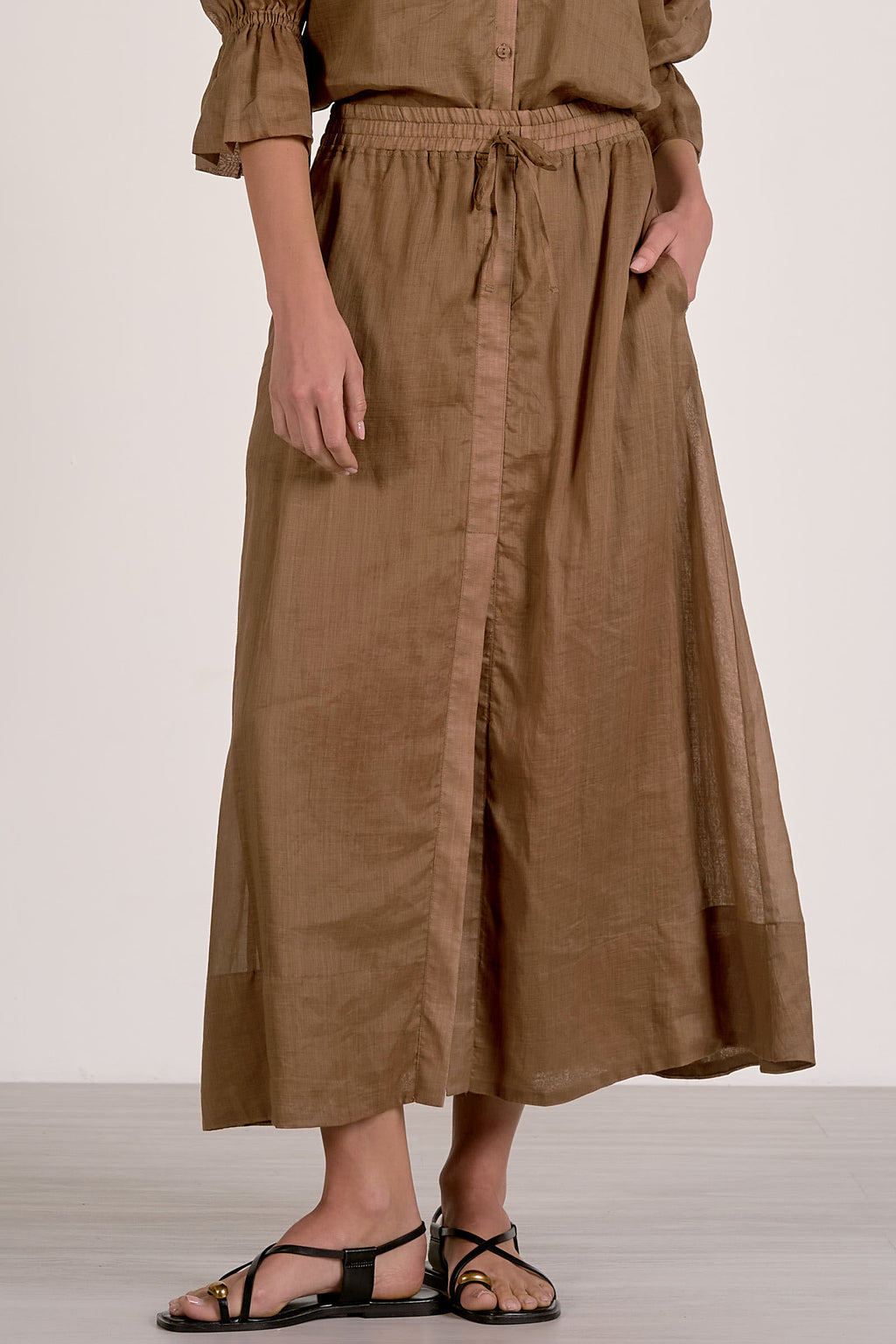 Slit Maxi Skirt