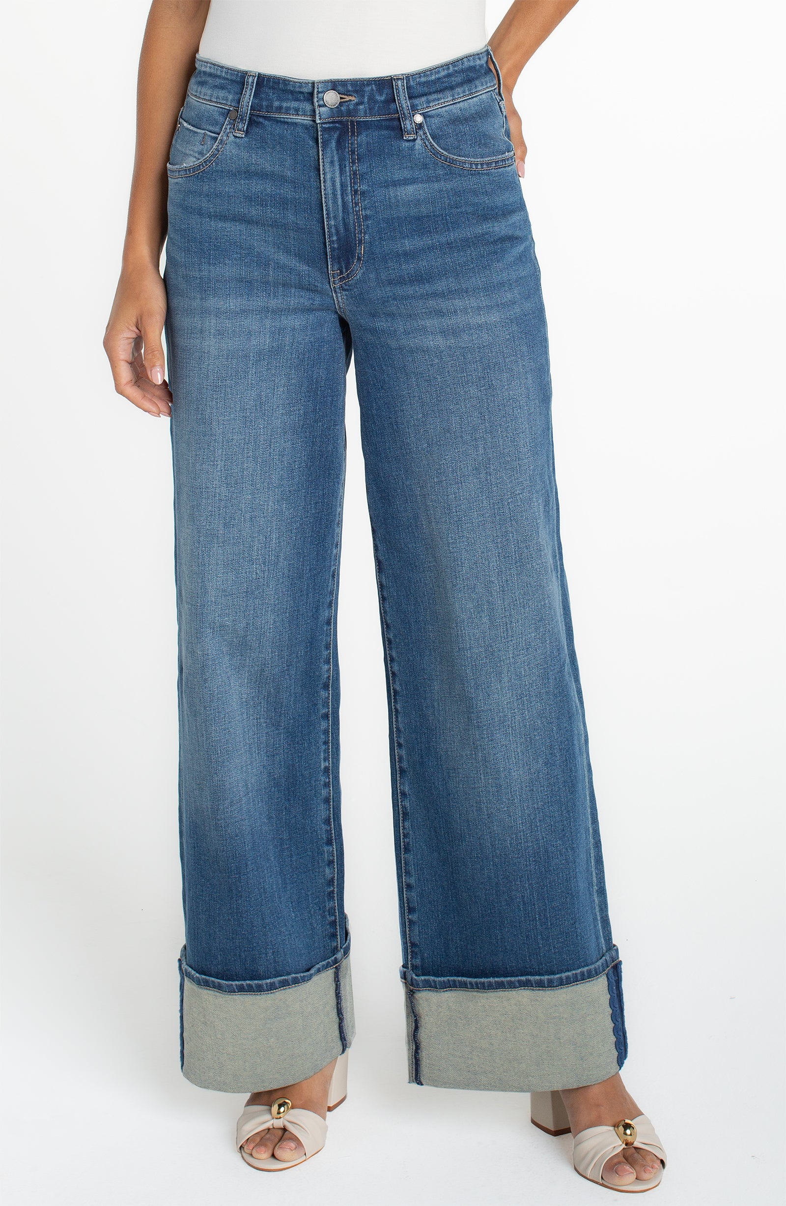 Morgan Cuffed Crop Jean