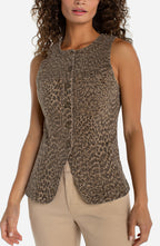 Leopard Print Vest