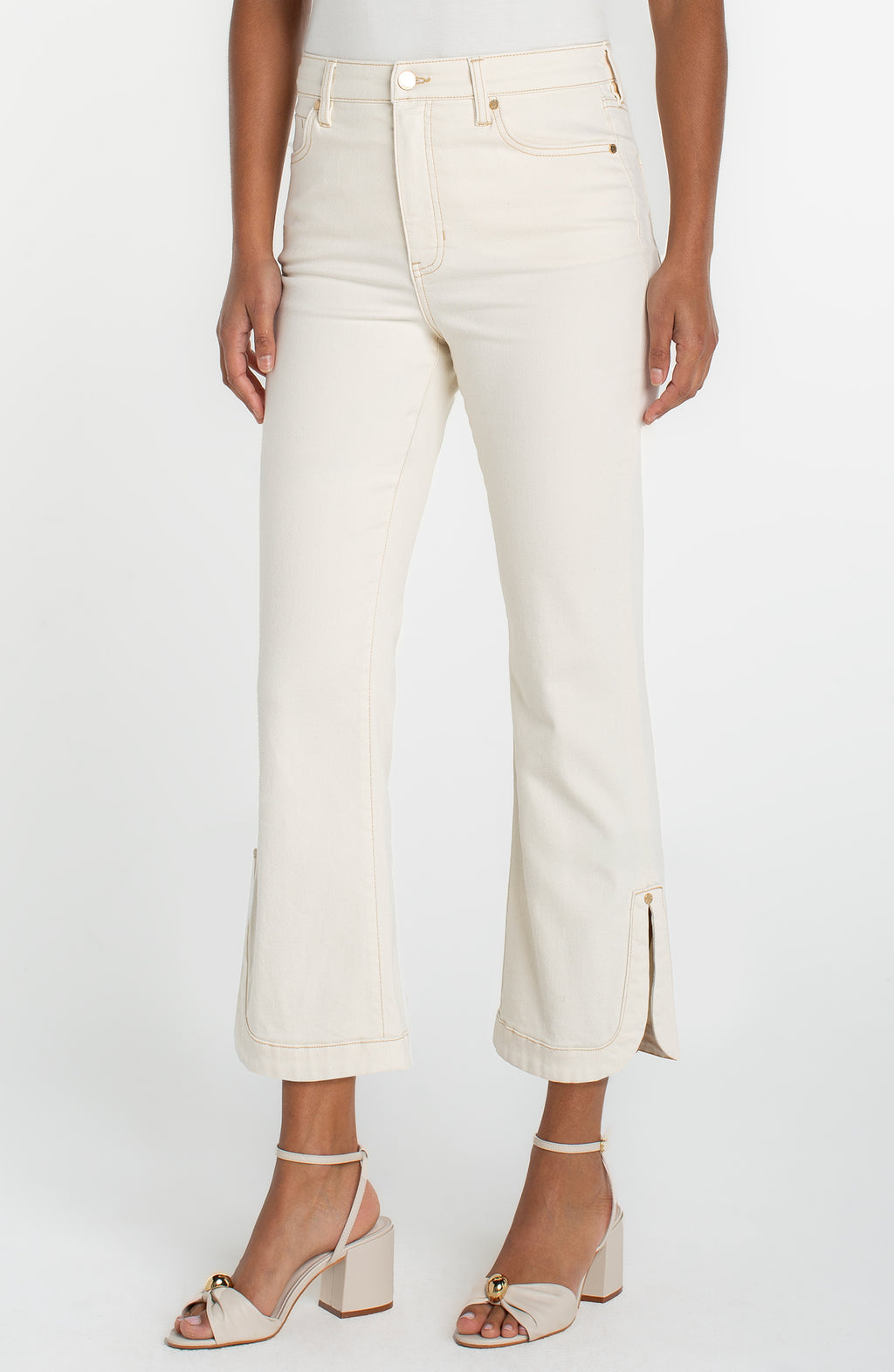 Hannah Crop Flare Jeans