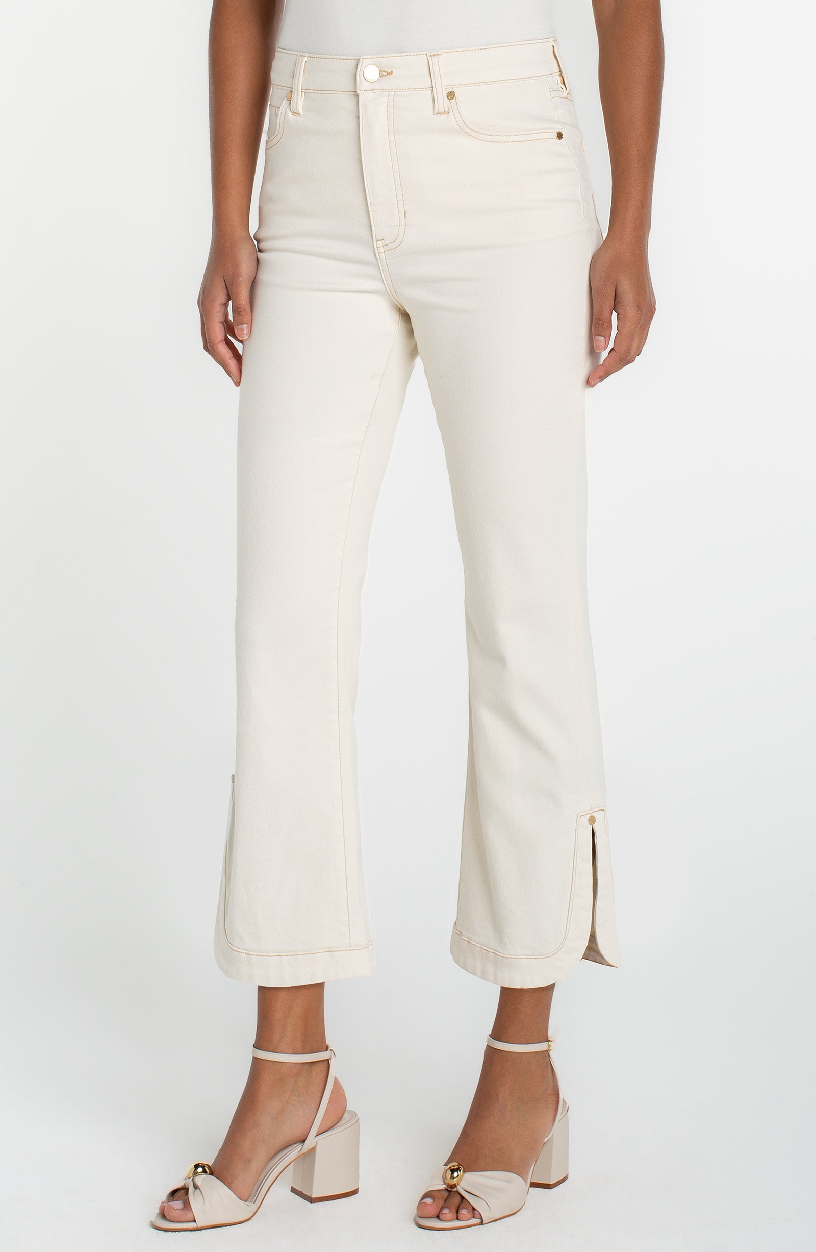 Hannah Crop Flare Jeans