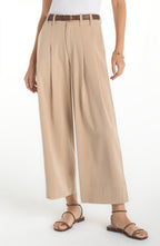 Pleated Wide Leg Trousers