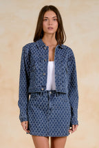 Diamond Denim Jacket