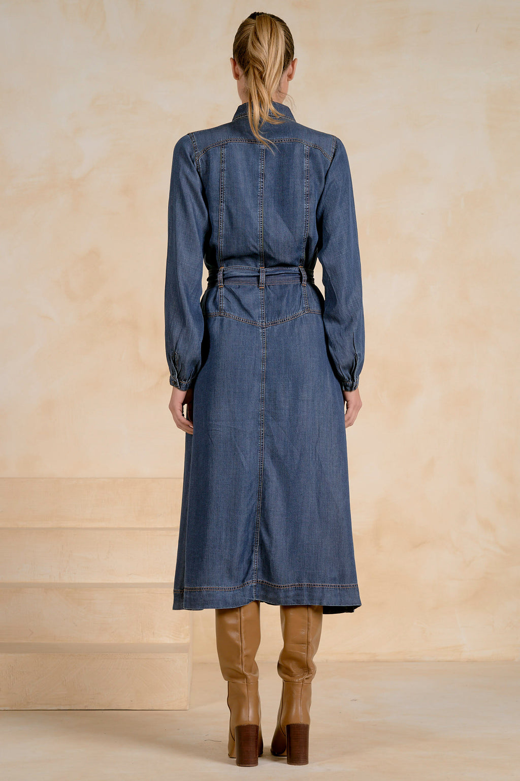 Button Down denim Dress