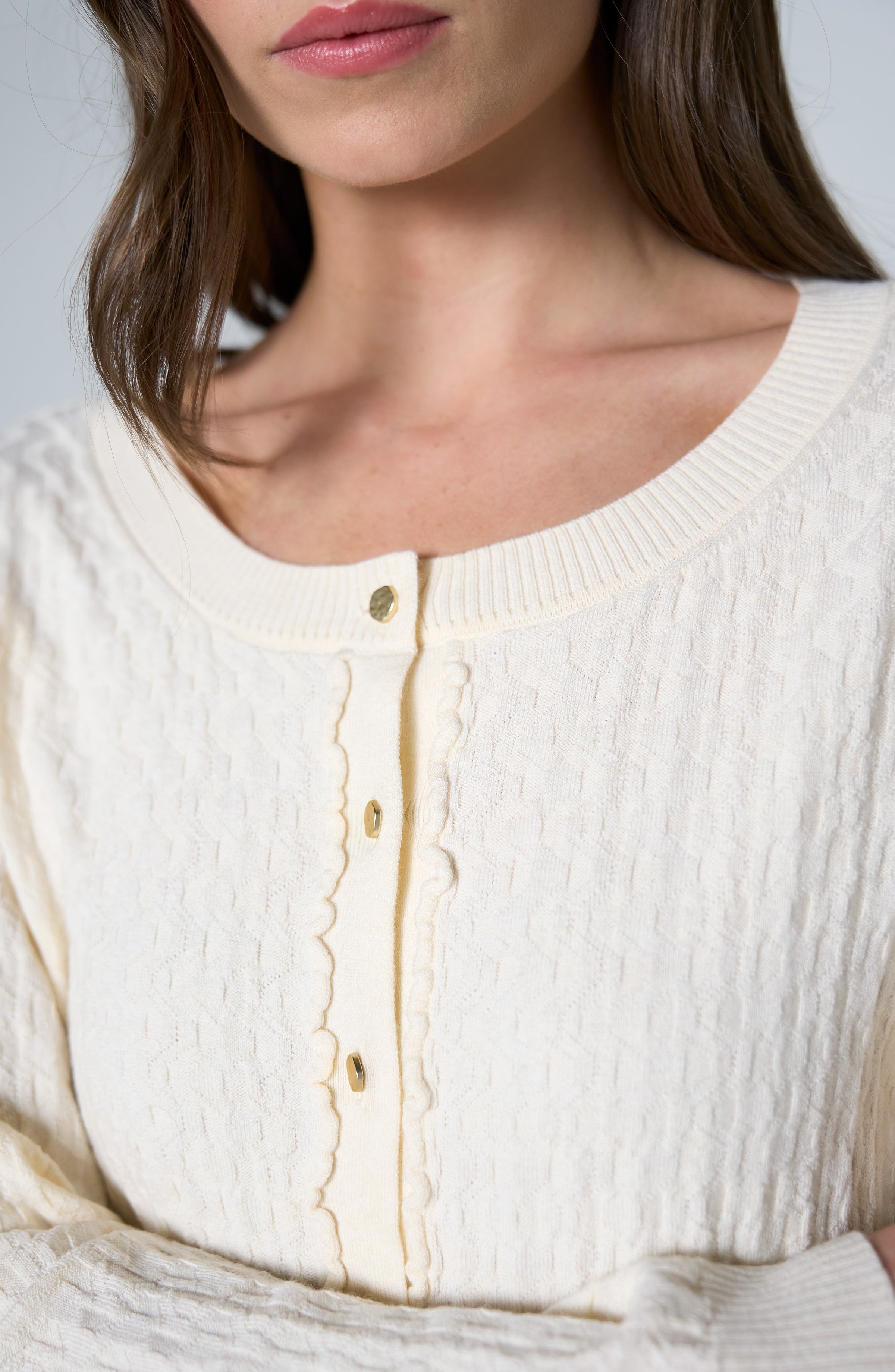 Ruffle Cardigan