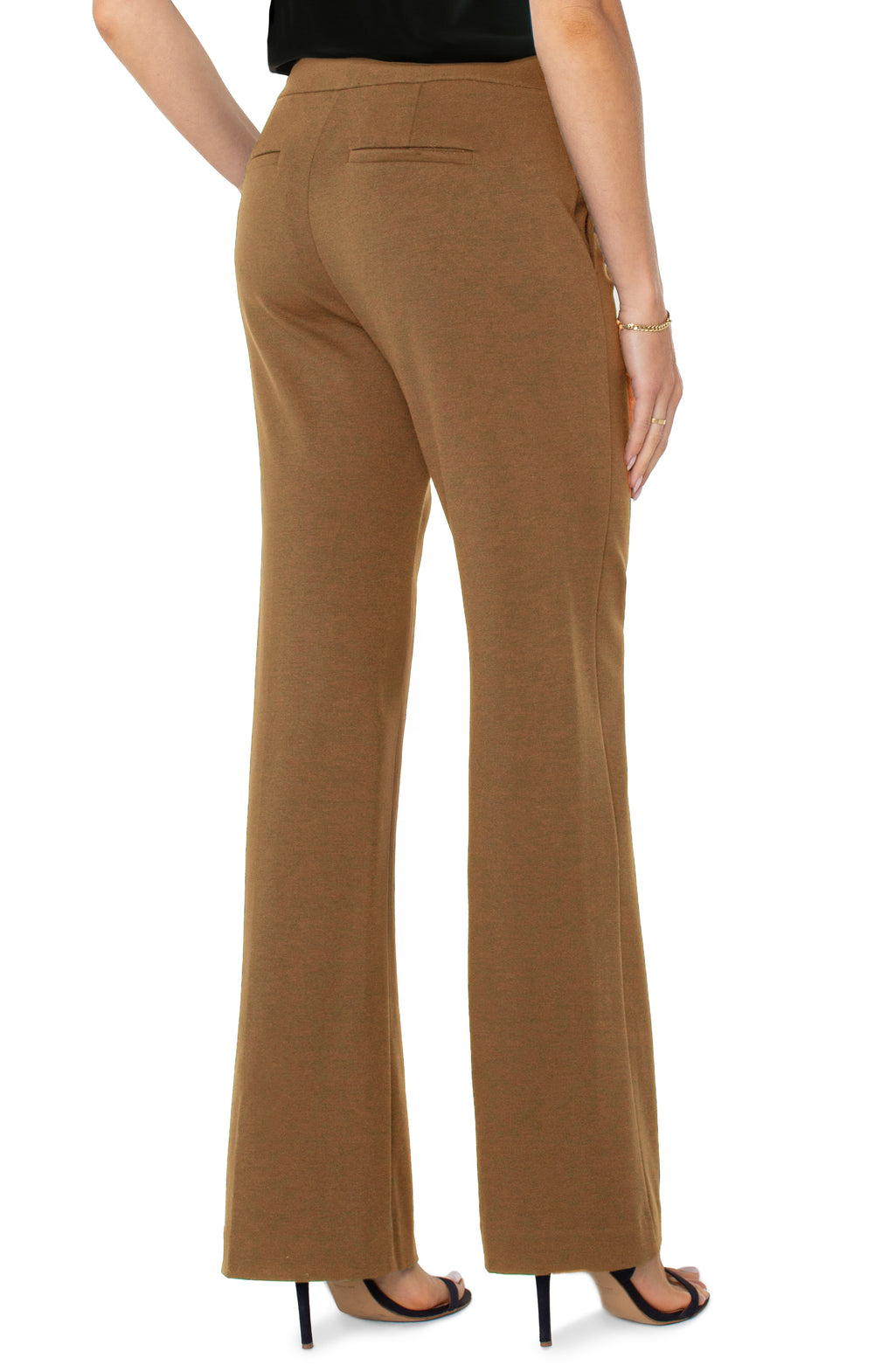 Kayla Pull On Wide Leg Trouser