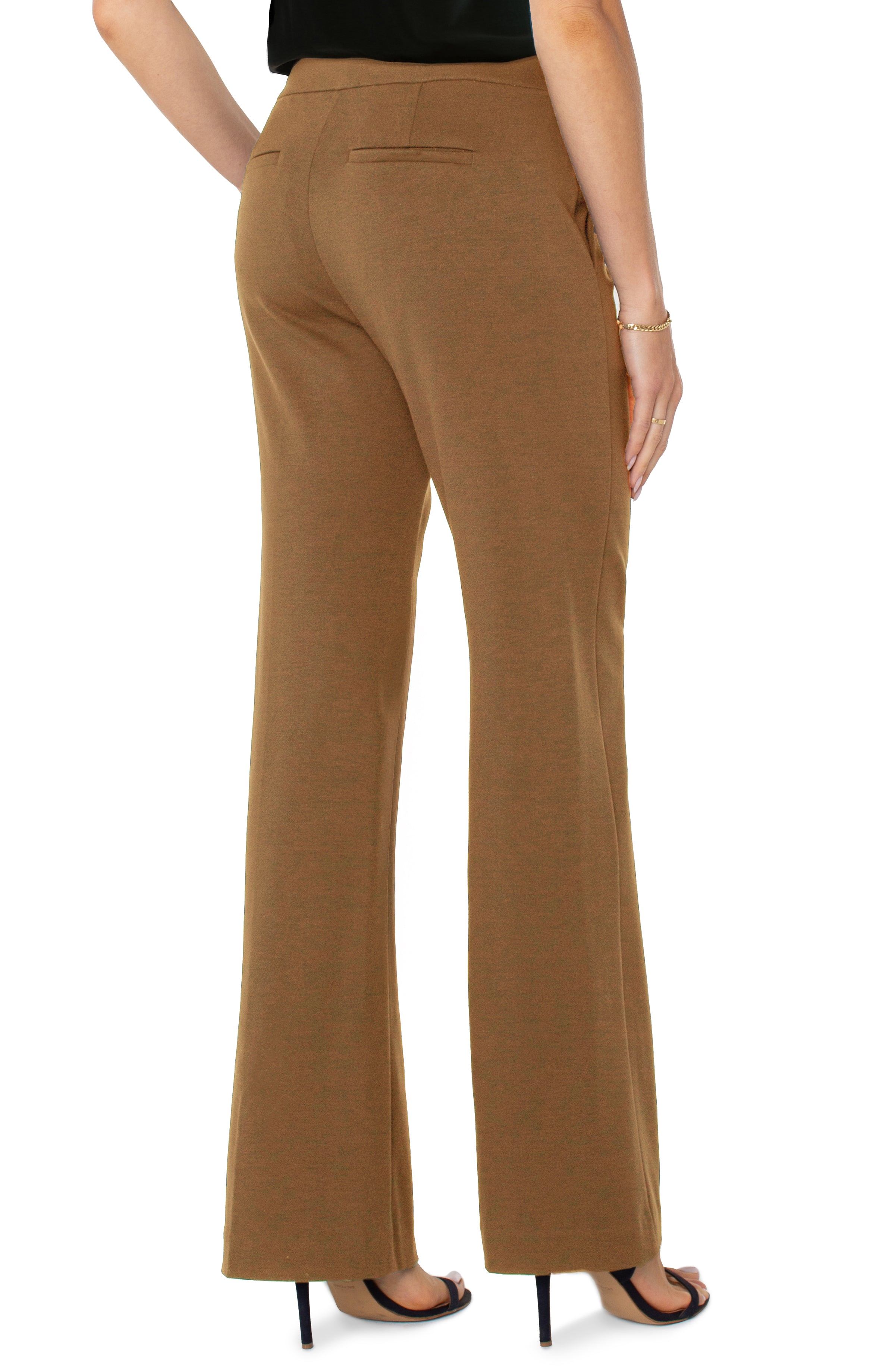 Kayla Pull On Wide Leg Trouser