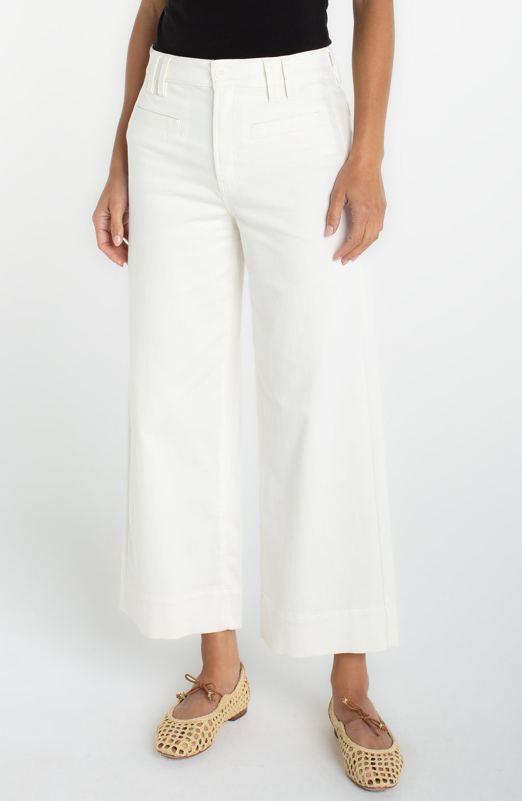 High Rise Wide Leg Pant
