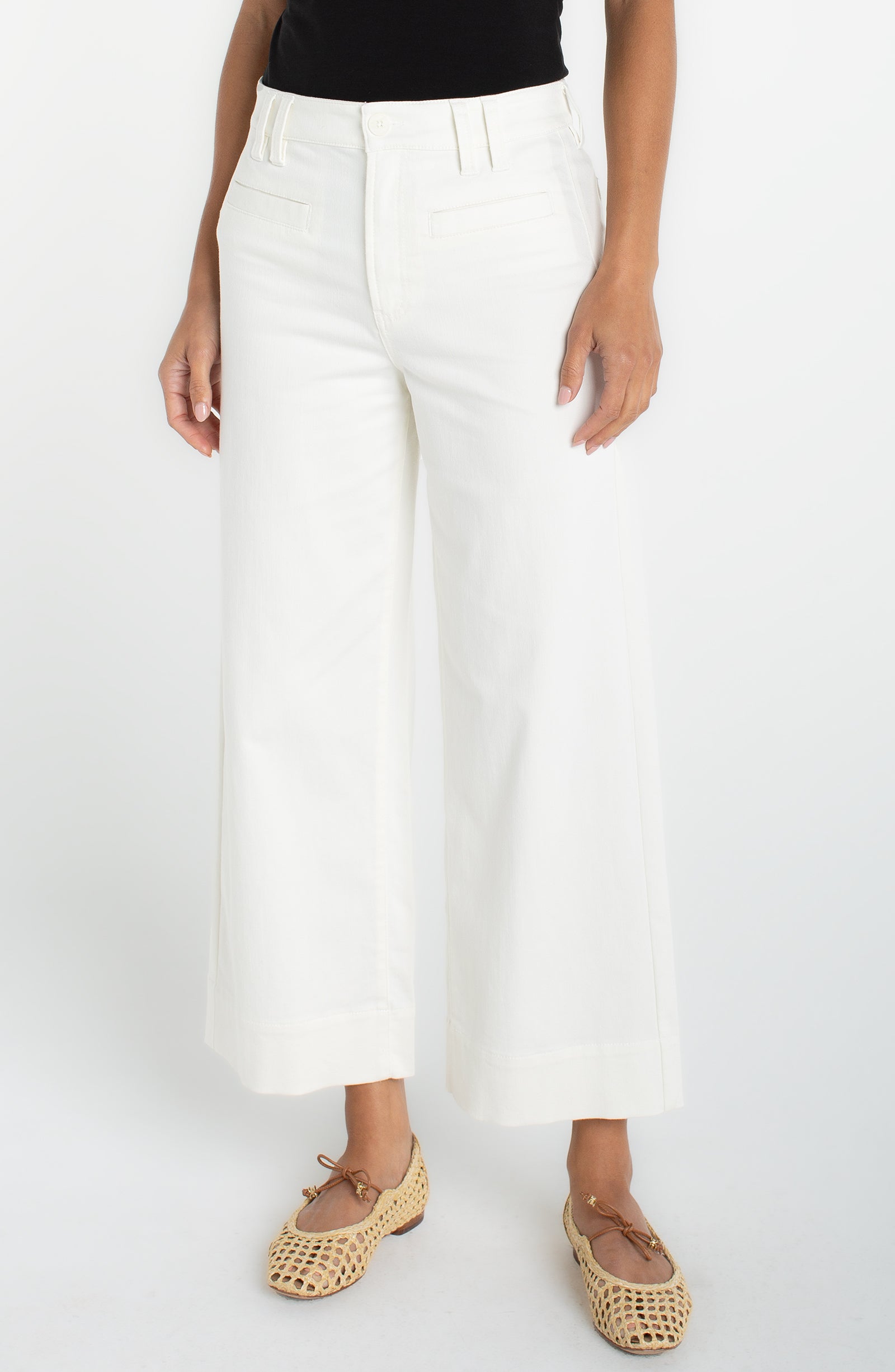 High Rise Wide Leg Pant