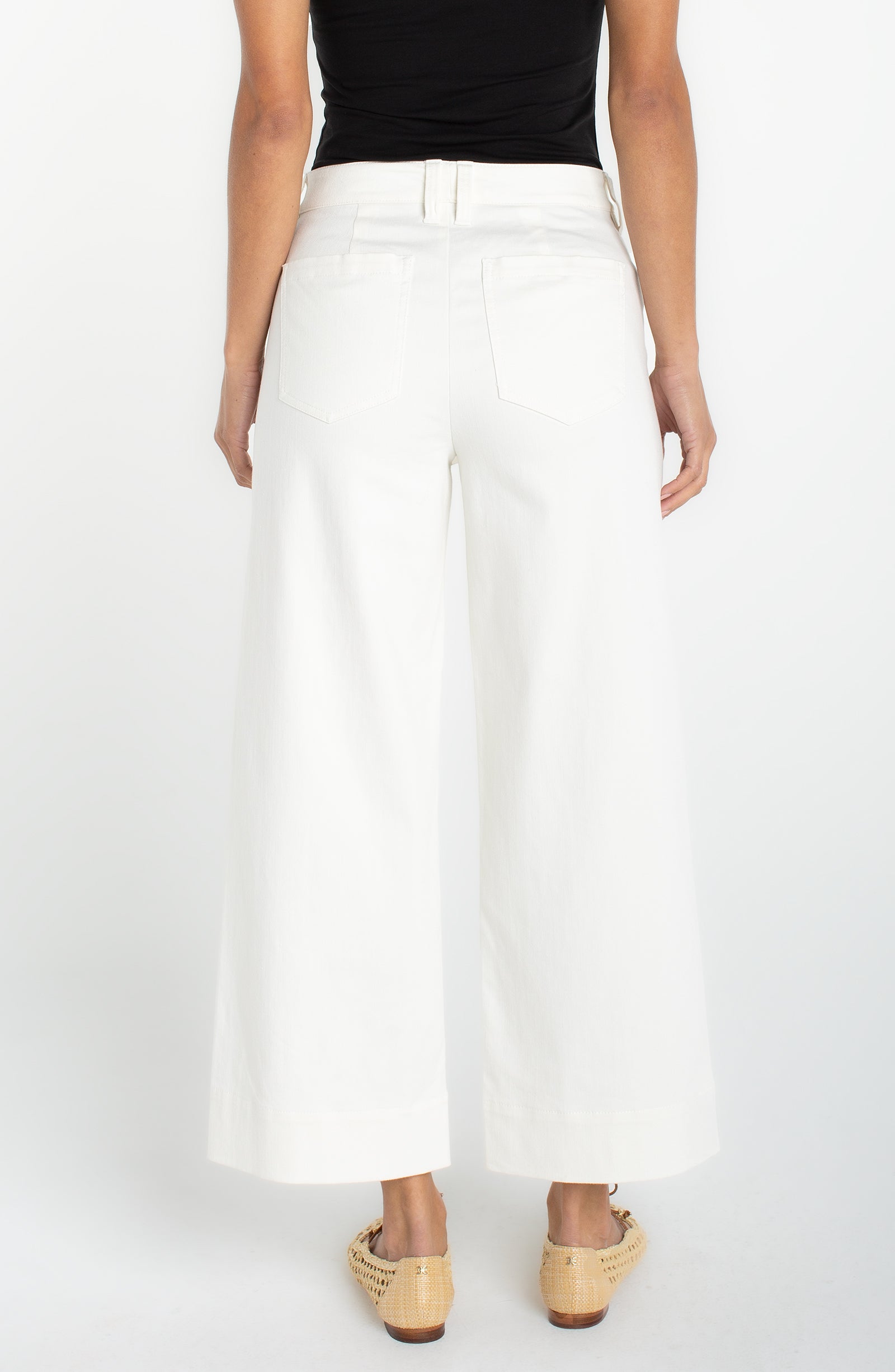 High Rise Wide Leg Pant