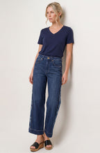 Jacquard Block Jeans