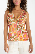 Sleeveless Woven Top