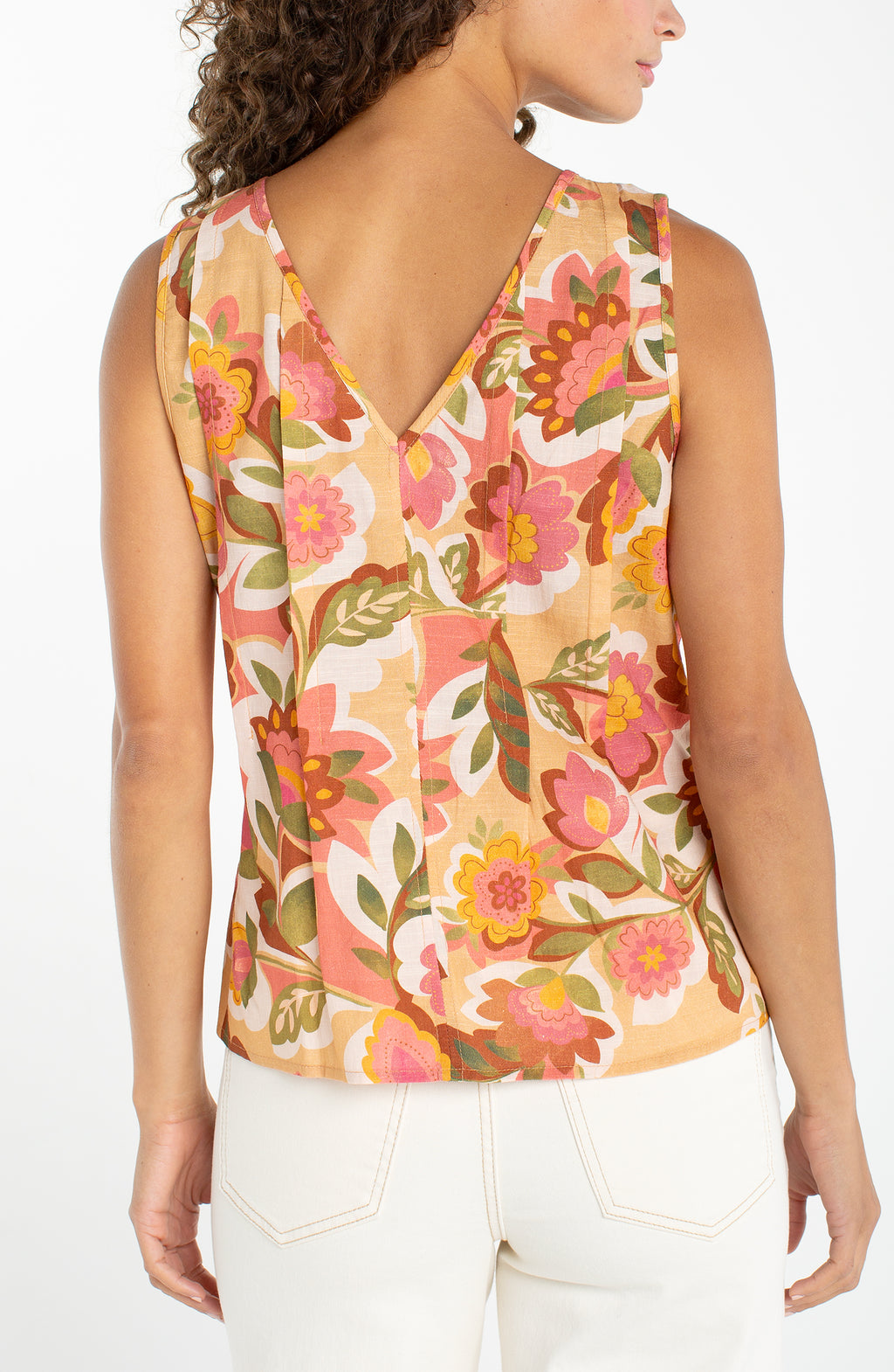 Sleeveless Woven Top