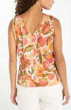 Sleeveless Woven Top