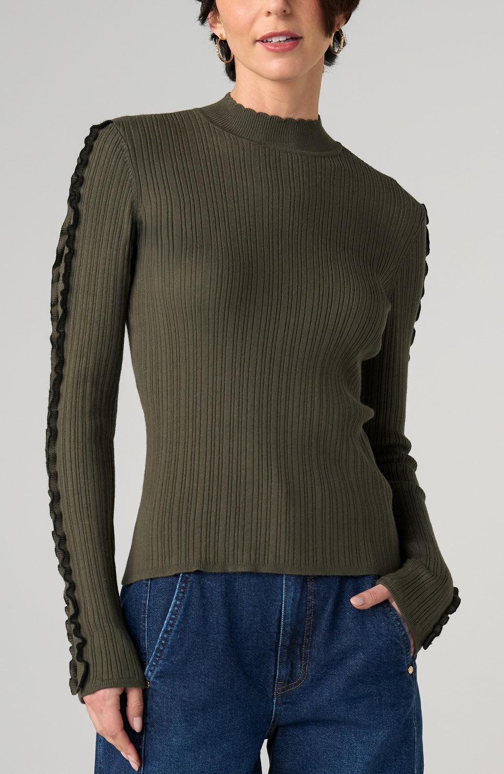 Mock Neck Sweater