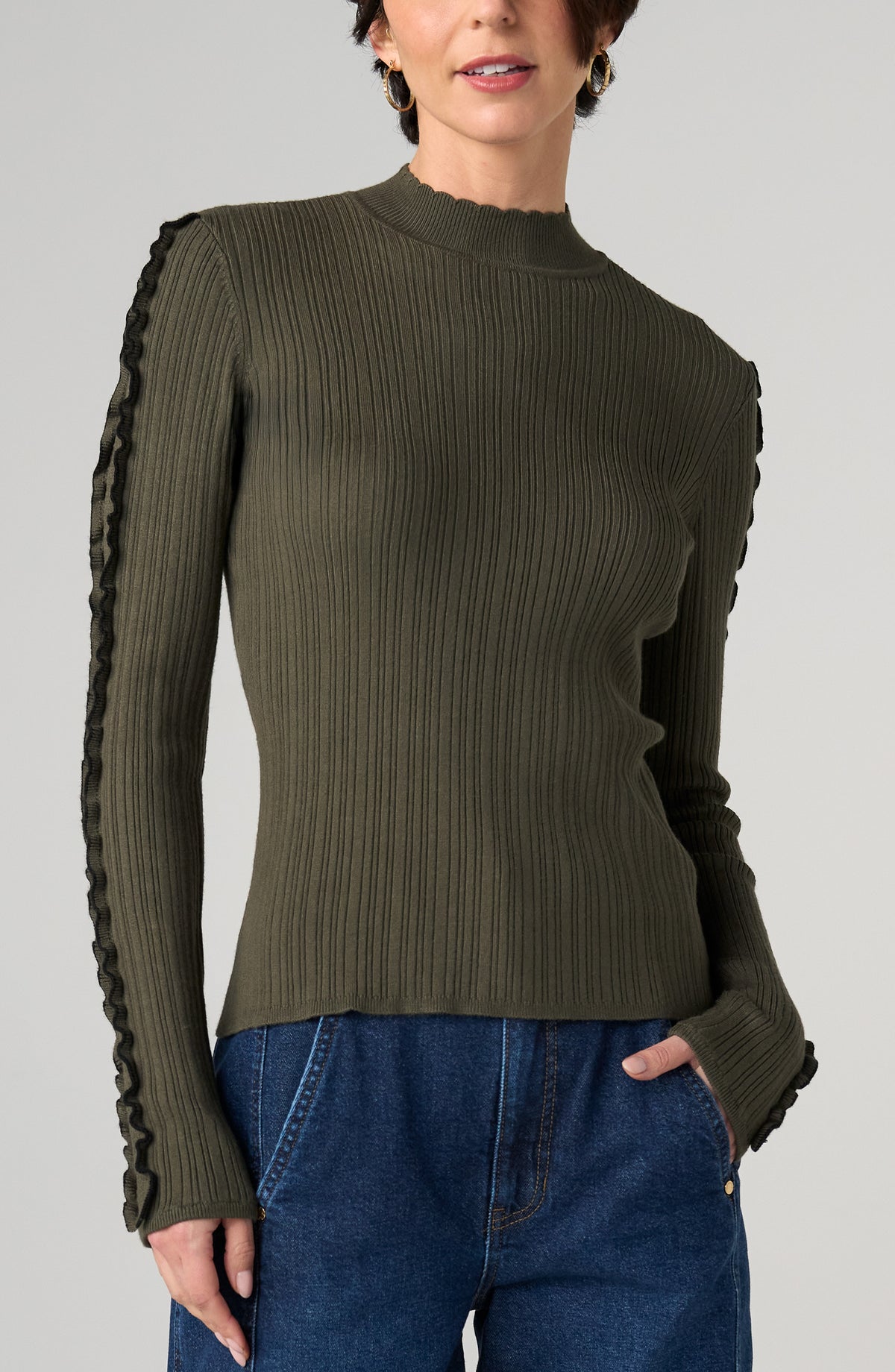 Mock Neck Sweater