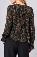 Pintuck Woven Blouse